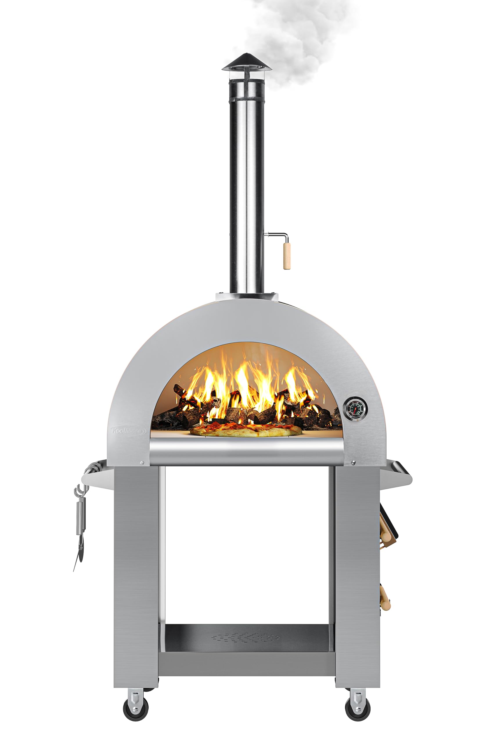 Amazon.com: KoolMore 32 in. Outdoor Wood Fired Pizza Oven in